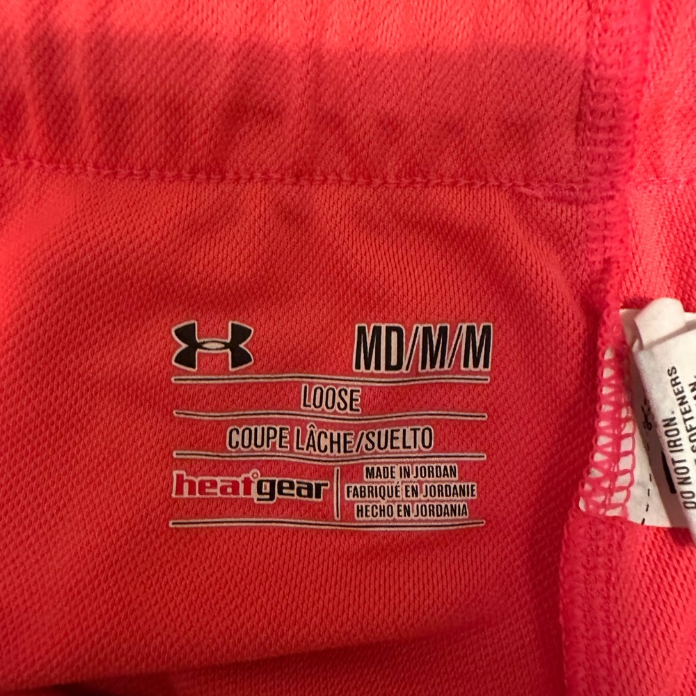 Under Armour Women’s Coral-Trim Athletic Shorts - Picture 3 of 3